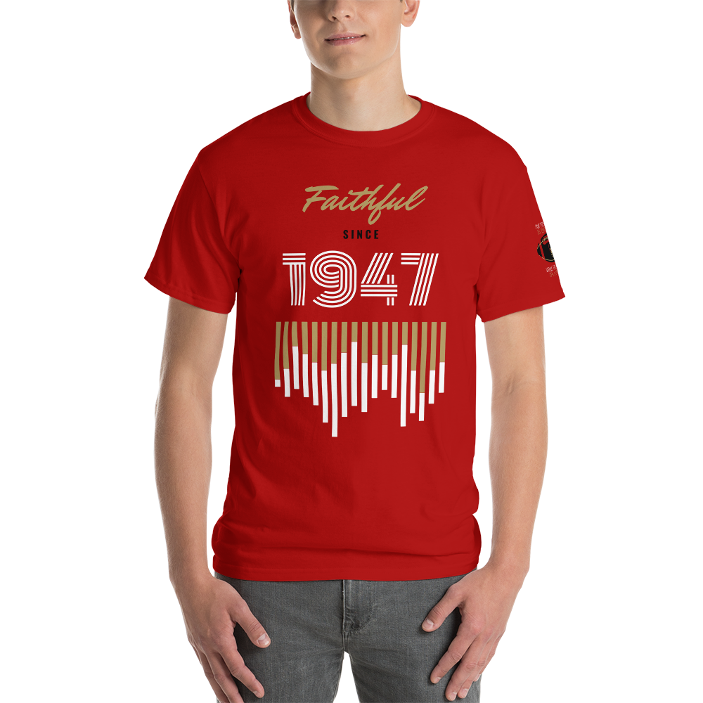 Faithful Since 1947 Men's Short Sleeve T-Shirt