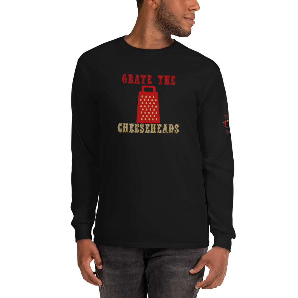 Grate The Cheeseheads Men's Long Sleeve Shirt – Niner Faithful Radio Shop